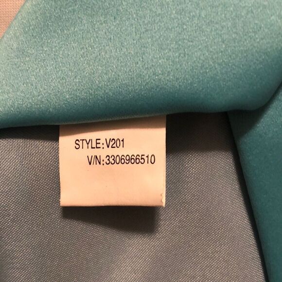 Dessy Group Teal High Quality Polyester Tie - Picture 5 of 7